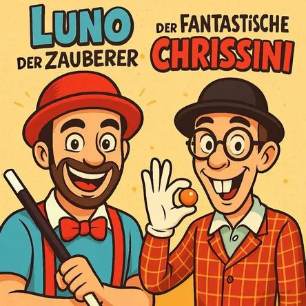 Titelbild zur Veranstaltung Luno & Chrissini - Zaubershow für Kinder