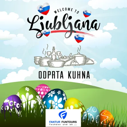 Titelbild zur Veranstaltung Kulinarische Osterfahrt Laibach