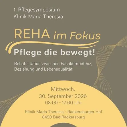 Titelbild zur Veranstaltung 1. Pflegesymposium Klinik Maria Theresia