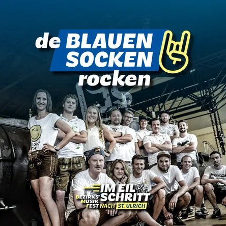 Titelbild zur Veranstaltung De Blauen Socken Rocken am Musifest '26