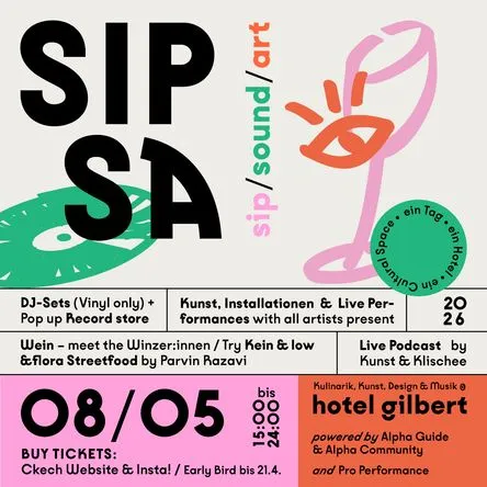 Titelbild zur Veranstaltung SIPSA SIP SOUND AND ART @Hotel Gilbert