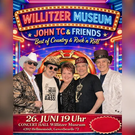 Titelbild zur Veranstaltung JOHN TC & FRIENDS im Willitzer Museum