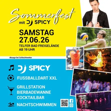Titelbild zur Veranstaltung Sommerfest mit DJ Spicy