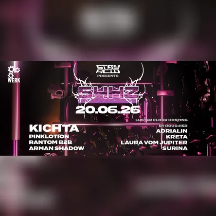 Titelbild zur Veranstaltung Stay Acid presents 54Hz w/ KICHTA