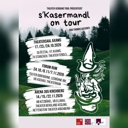 Titelbild zur Veranstaltung Theaterverband Tirol s'Kasermandl onTour