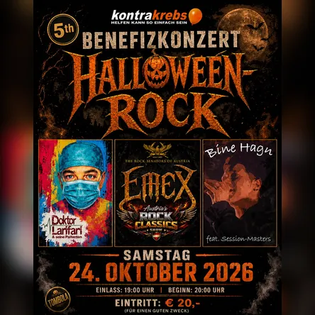 Titelbild zur Veranstaltung HALLOWEEN-ROCK das Benefizkonzert
