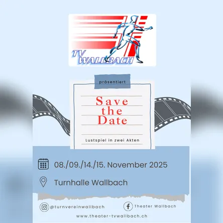 Titelbild zur Veranstaltung Turnertheater TV Wallbach 2025