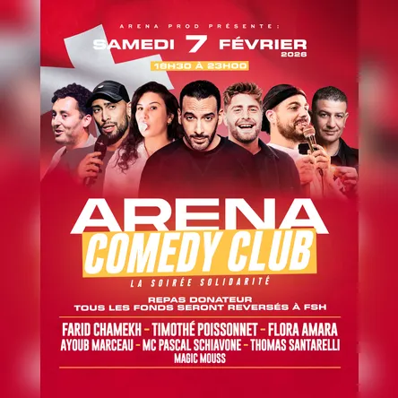 Titelbild zur Veranstaltung Spectacle Comedy Club Solidaire - 20h45