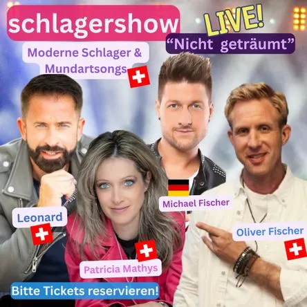Titelbild zur Veranstaltung Die Schlagershow "Nicht geträumt"