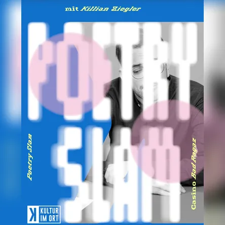 Titelbild zur Veranstaltung Poetry Slam mit Kilian Ziegler
