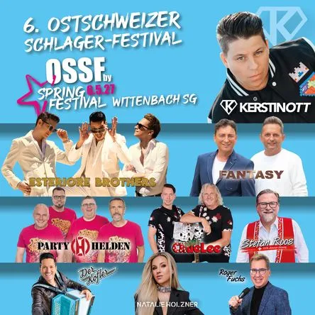 Tickets für 6. Ostschweizer Schlagerfestival OSSF am 06.05.2027 in ...