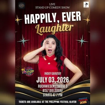 Titelbild zur Veranstaltung Inday Garutay - Happily Ever Laughter