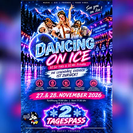 Titelbild zur Veranstaltung 2 Tagespass Eisdisco November 2026