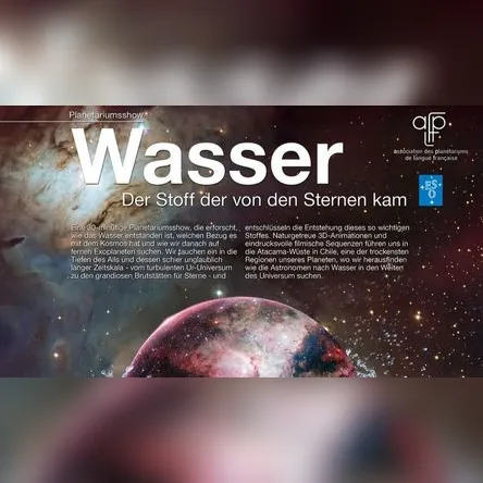 Titelbild zur Veranstaltung Wasser, eine kosmische Geschichte