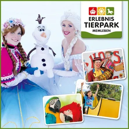 Titelbild zur Veranstaltung Erlebnistierpark: Eiskönigin & Schwester