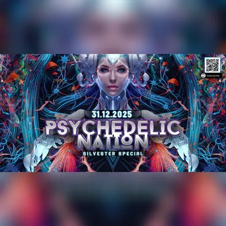 Titelbild zur Veranstaltung PSYCHEDELIC NATION - Silvester Party