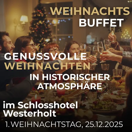 Titelbild zur Veranstaltung Festliches Weihnachts-Buffet
