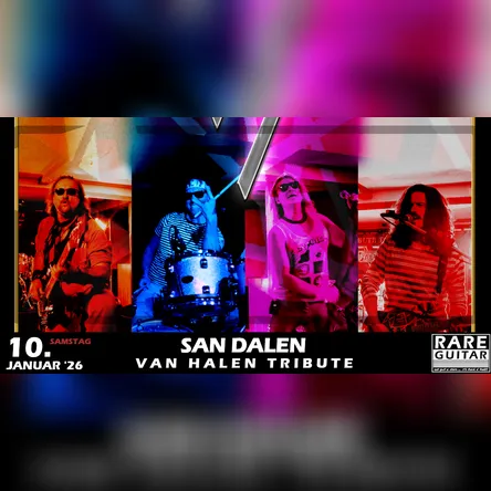 Titelbild zur Veranstaltung San Dalen - Van Halen Tribute