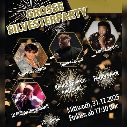 Titelbild zur Veranstaltung Silvesterfeier