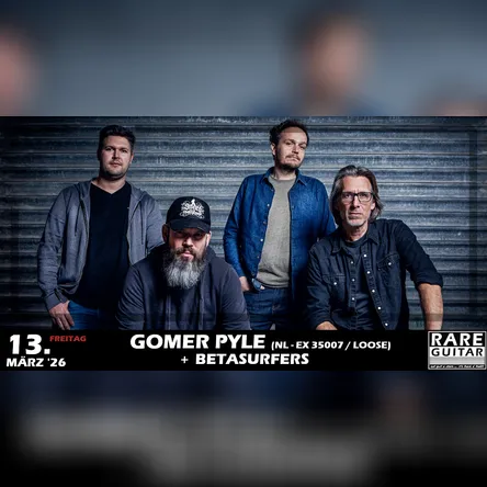 Titelbild zur Veranstaltung Gomer Pyle (NL) + Betasurfers