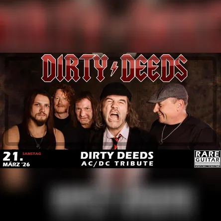 Titelbild zur Veranstaltung AC/DC Tribute - Dirty Deeds