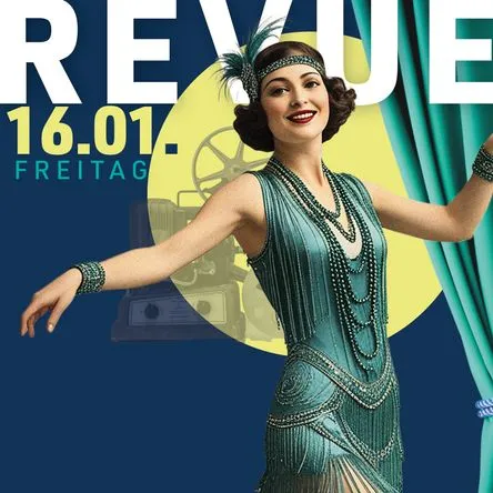 Titelbild zur Veranstaltung Revue: CALIGARI. MARLENE. BABYLON.