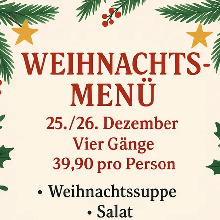 Titelbild zur Veranstaltung Weihnachtsmenü