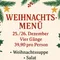 Titelbild zur Veranstaltung Weihnachtsmenü