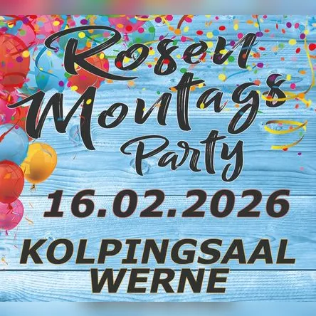 Titelbild zur Veranstaltung Rosenmontagsparty 2026