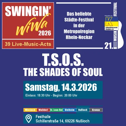 Titelbild zur Veranstaltung THE SHADES OF SOUL @ SWIWA 2026