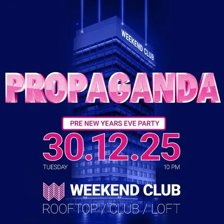 Titelbild zur Veranstaltung PROPAGANDA PARTY at WEEKEND