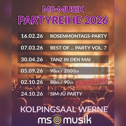 Titelbild zur Veranstaltung MS-Musik Dauerkarte 2026 Werne