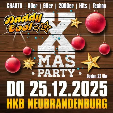 Titelbild zur Veranstaltung Daddy Cool X-Mas w/ Dj Jonas