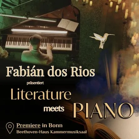 Titelbild zur Veranstaltung Fabián dos Rios: Literature Meets Piano
