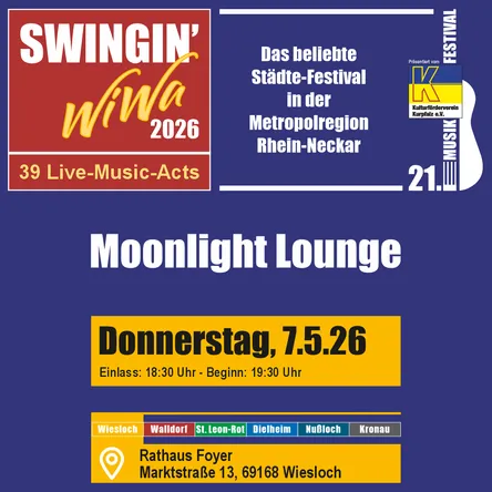Titelbild zur Veranstaltung Moonlight Lounge @ SWIWA 2026