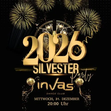 Titelbild zur Veranstaltung Silvester im InVas Dance Club