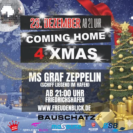 Titelbild zur Veranstaltung COMING HOME 4 X-MAS - 23. Dez. 2025