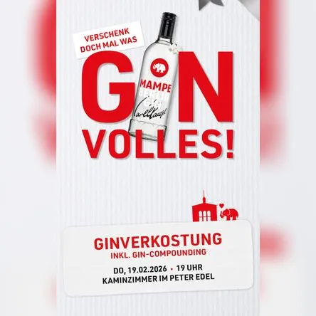 Titelbild zur Veranstaltung Gin-Tasting inkl. Gin-Compounding