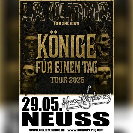 Titelbild zur Veranstaltung La Ultima - LIVE im Hamtorkrug!