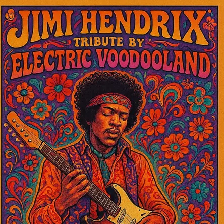 Titelbild zur Veranstaltung Electric Voodooland - Henrix Tribute