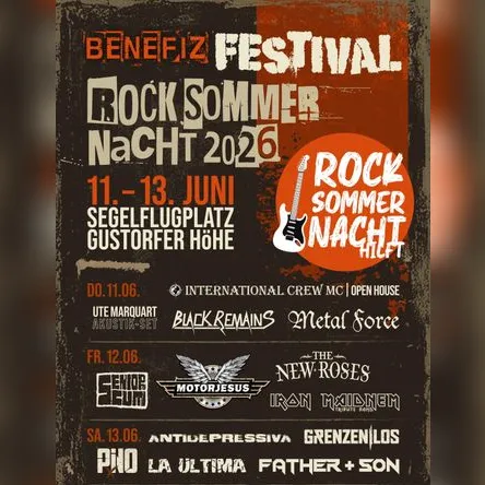 Titelbild zur Veranstaltung Rock Sommer Nacht 2026