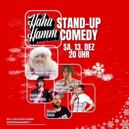 Titelbild zur Veranstaltung HaHaHamm Stand-Up Comedy #41