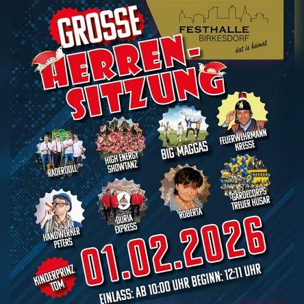 Titelbild zur Veranstaltung Große Herrensitzung