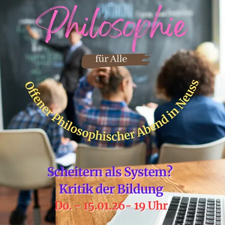 Titelbild zur Veranstaltung Scheitern als System? Kritik der Bildung