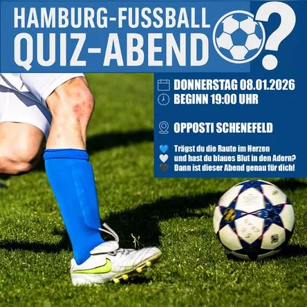 Titelbild zur Veranstaltung SCHWARZ-WEISS-BLAU FUSSBALL-QUIZ-ABEND