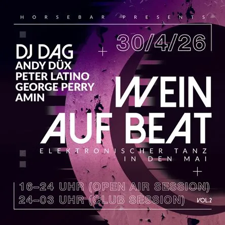 Titelbild zur Veranstaltung WEIN AUF BEAT