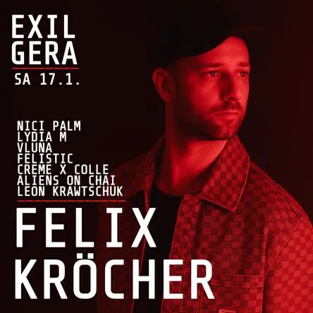 Titelbild zur Veranstaltung Felix Kröcher @ EXIL Gera