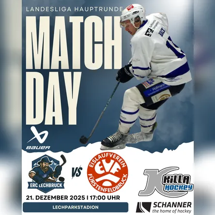 Titelbild zur Veranstaltung ERC Lechbruck - EV Fürstenfeldbruck