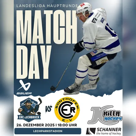 Titelbild zur Veranstaltung ERC Lechbruck - ERC Sonthofen