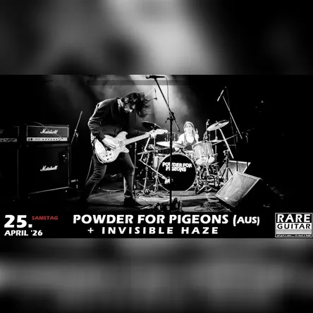Titelbild zur Veranstaltung Powder for Pigeons + Invisible Haze